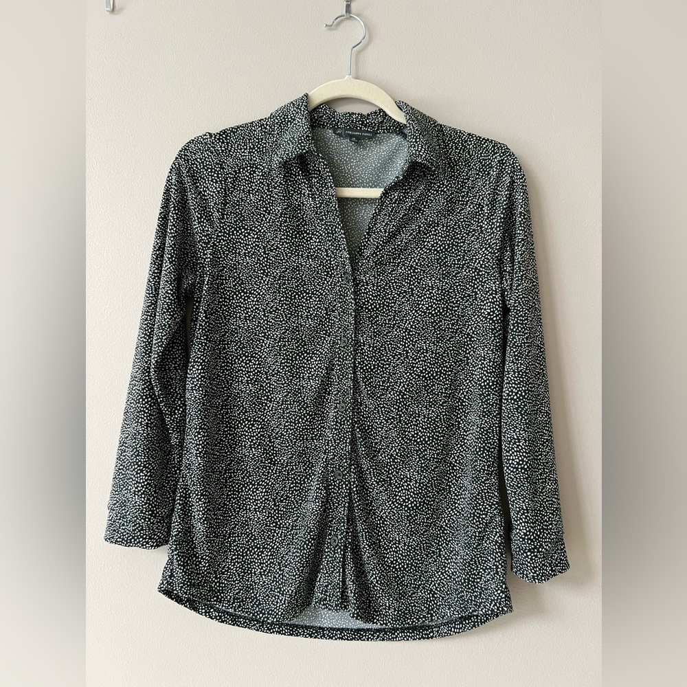 Adrianna Papell XS Women’s Dark Green With White Top